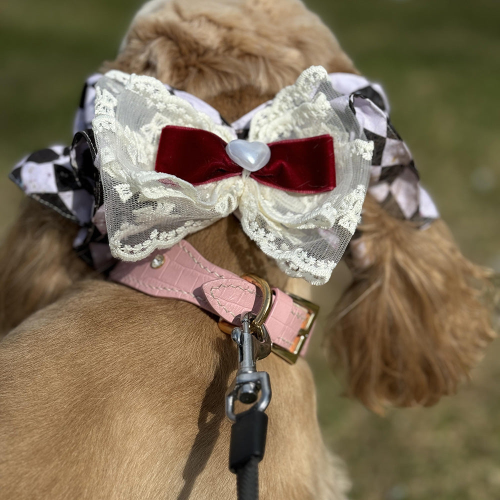 Cute Dog Headwear/Hair Ties To Dress Up Big-eared Dogs with Bow Series