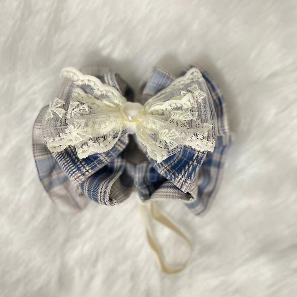 Cute Dog Headwear/Hair Ties To Dress Up Big-eared Dogs with Bow Series