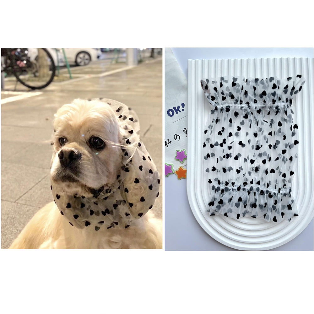 Dog Snoods for Dogs with Long Ears Gauze Fabric Collection