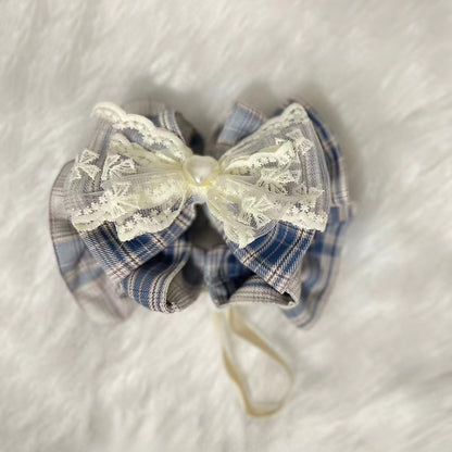 Cute Dog Headwear/Hair Ties To Dress Up  Big-eared Dogs with Bow Series