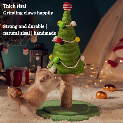 Christmas Tree Cat Scratching Post