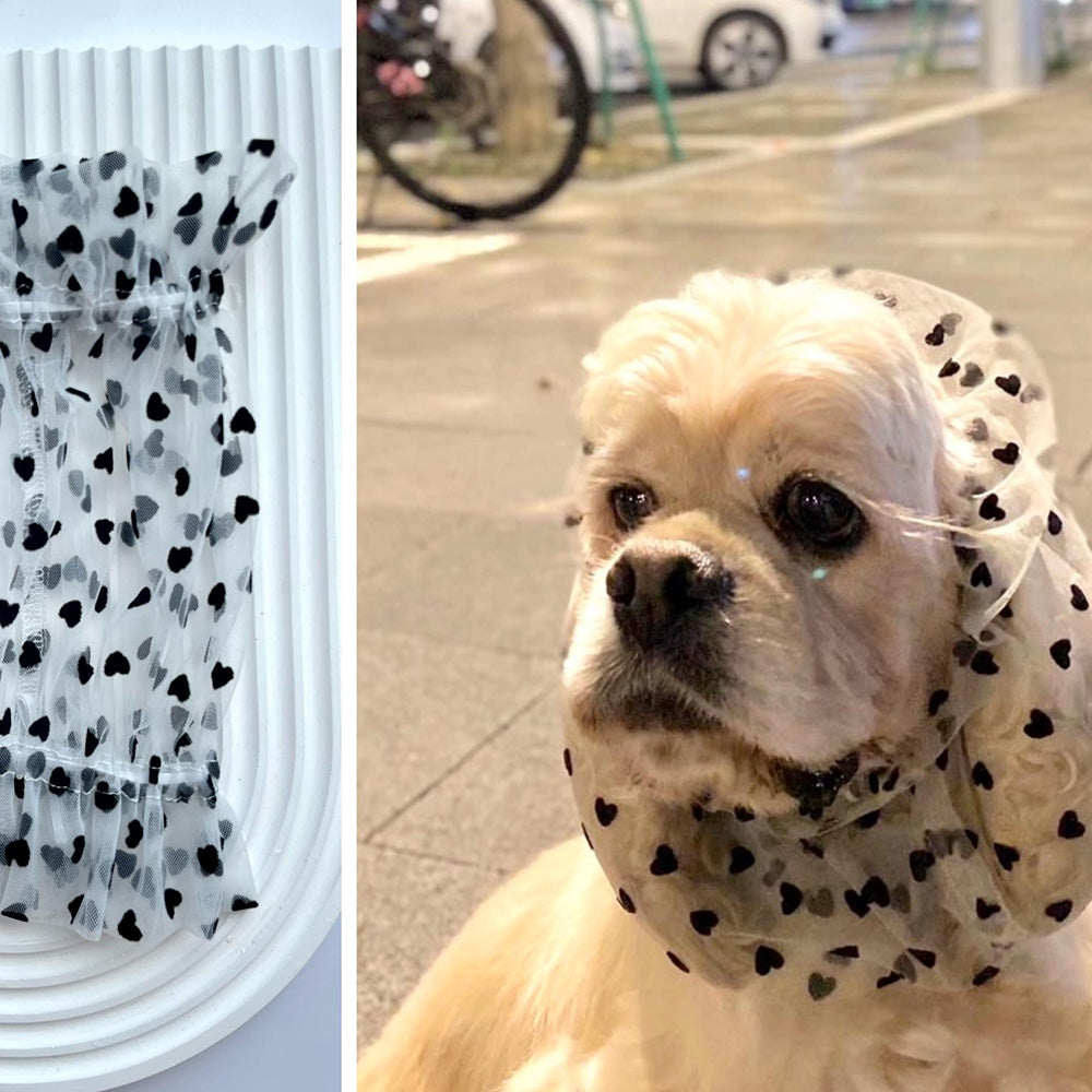 Dog Snoods for Dogs with Long Ears Gauze Fabric Collection