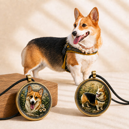 Custom Pet Relief Necklace – Metal Frame