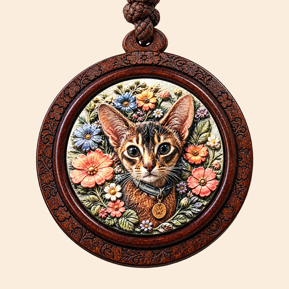 Custom Pet Relief Necklace – Wood Frame