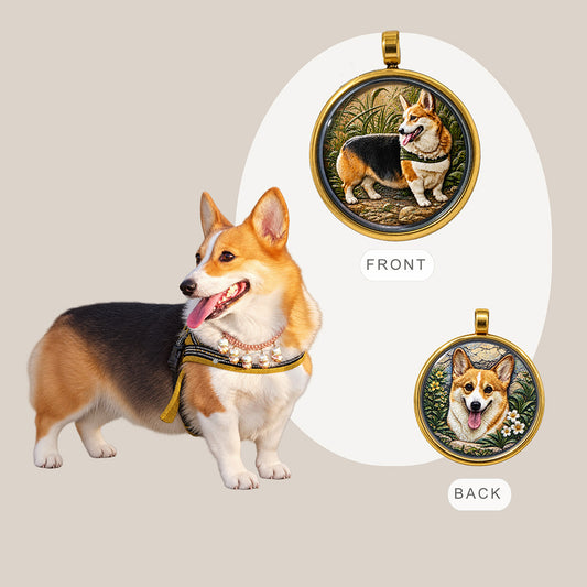 Custom Pet Relief Necklace – Metal Frame