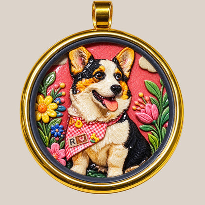 Custom Pet Relief Necklace – Metal Frame