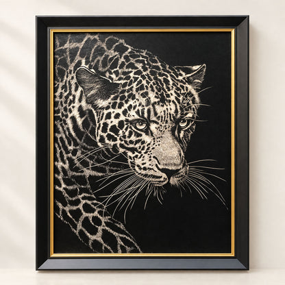 Hand-Engraved Custom Pet Portrait on Wood