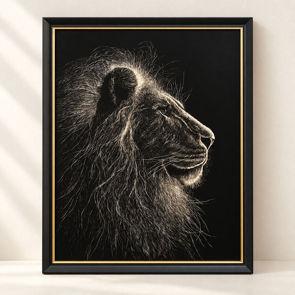 Hand-Engraved Custom Pet Portrait on Wood