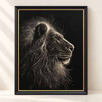 Hand-Engraved Custom Pet Portrait on Wood