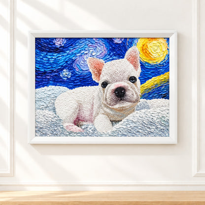 Hand-Painted Custom Palette Knife Oil Pet Portrait