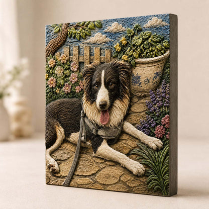 Custom Pet Portrait Relief Magnet