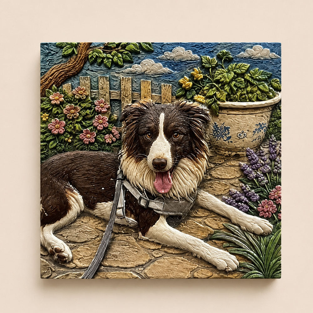 Custom Pet Portrait Relief Magnet