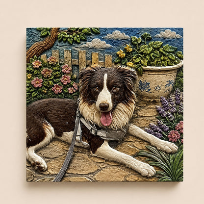 Custom Pet Portrait Relief Magnet