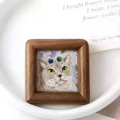 Hand-Painted Custom Watercolor Pet Portrait