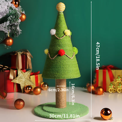 Christmas Tree Cat Scratching Post